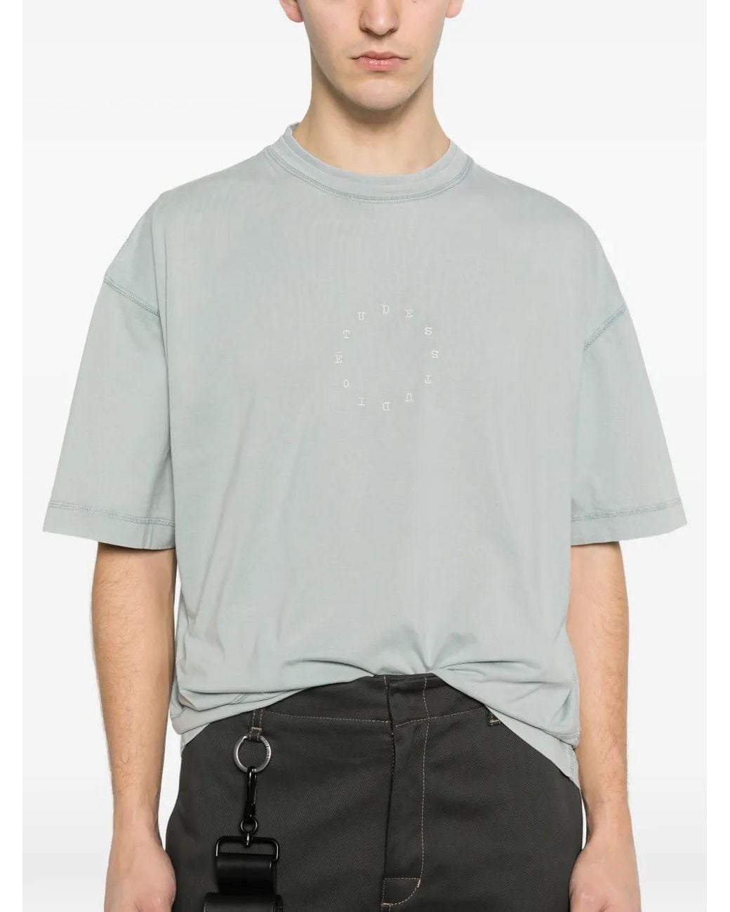 Etudes Studio Gray Circle Relaxed T-Shirt