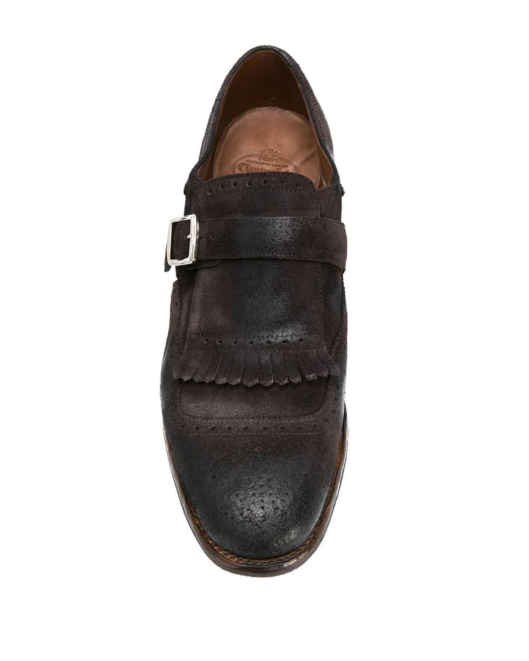 Church's Black Shanghai Monk Shoes for men