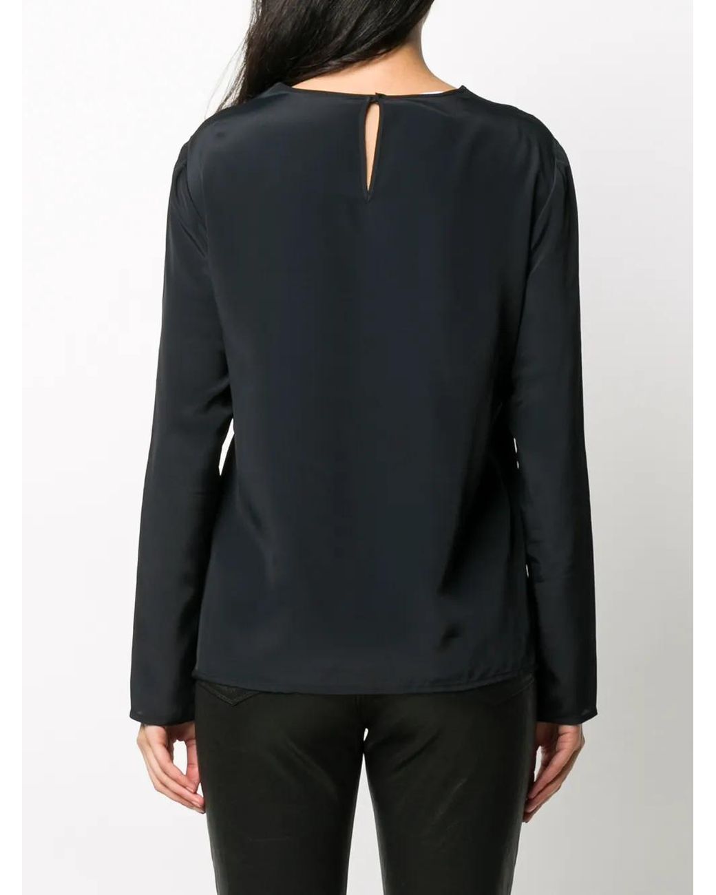 Alberta Ferretti Black Life Is A Dream Blouse