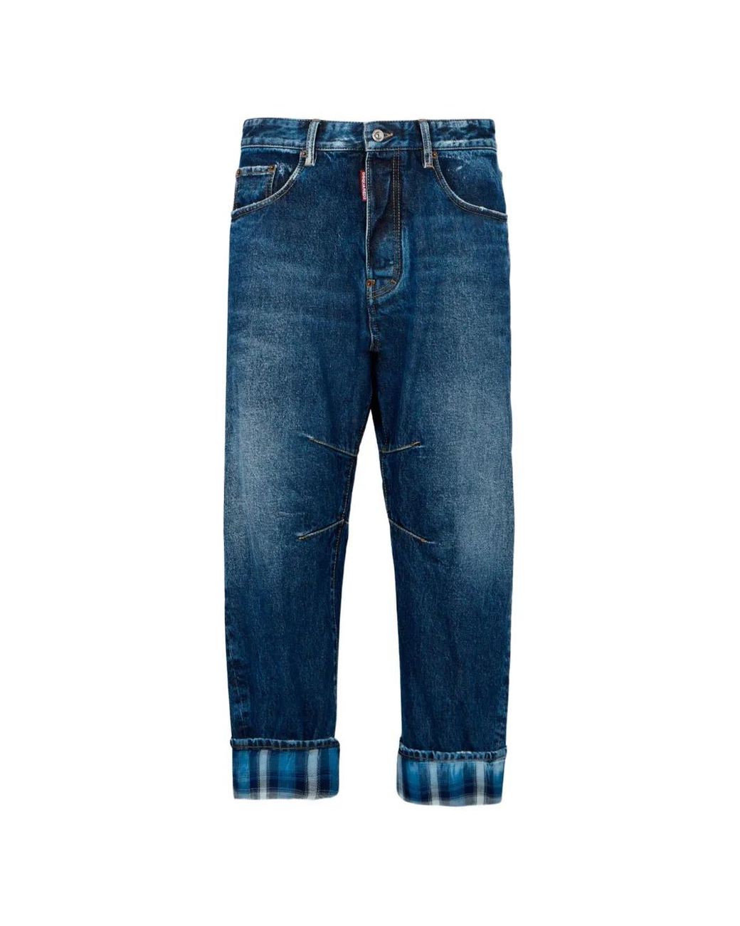 DSquared² Blue Dark Highlight Kawaii Jeans for men