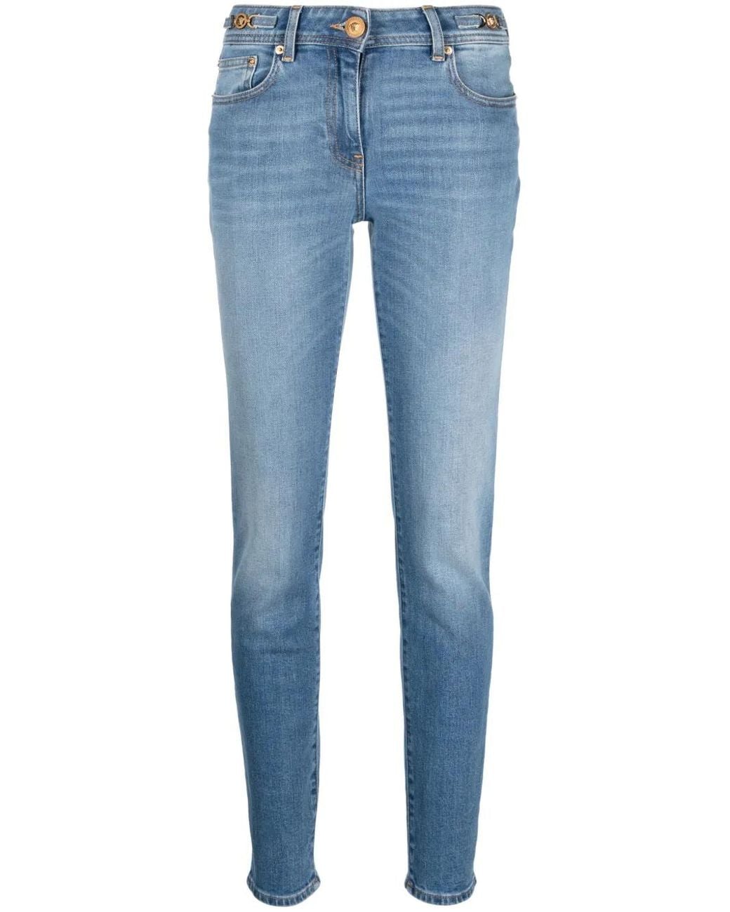 Versace Blue Skinny Jeans