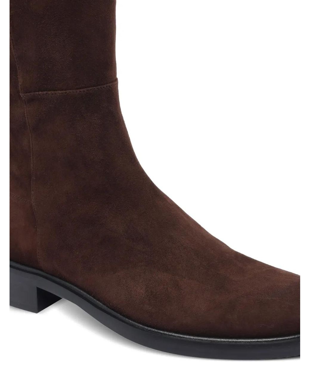 Stuart Weitzman Brown Gisele Suede Boots