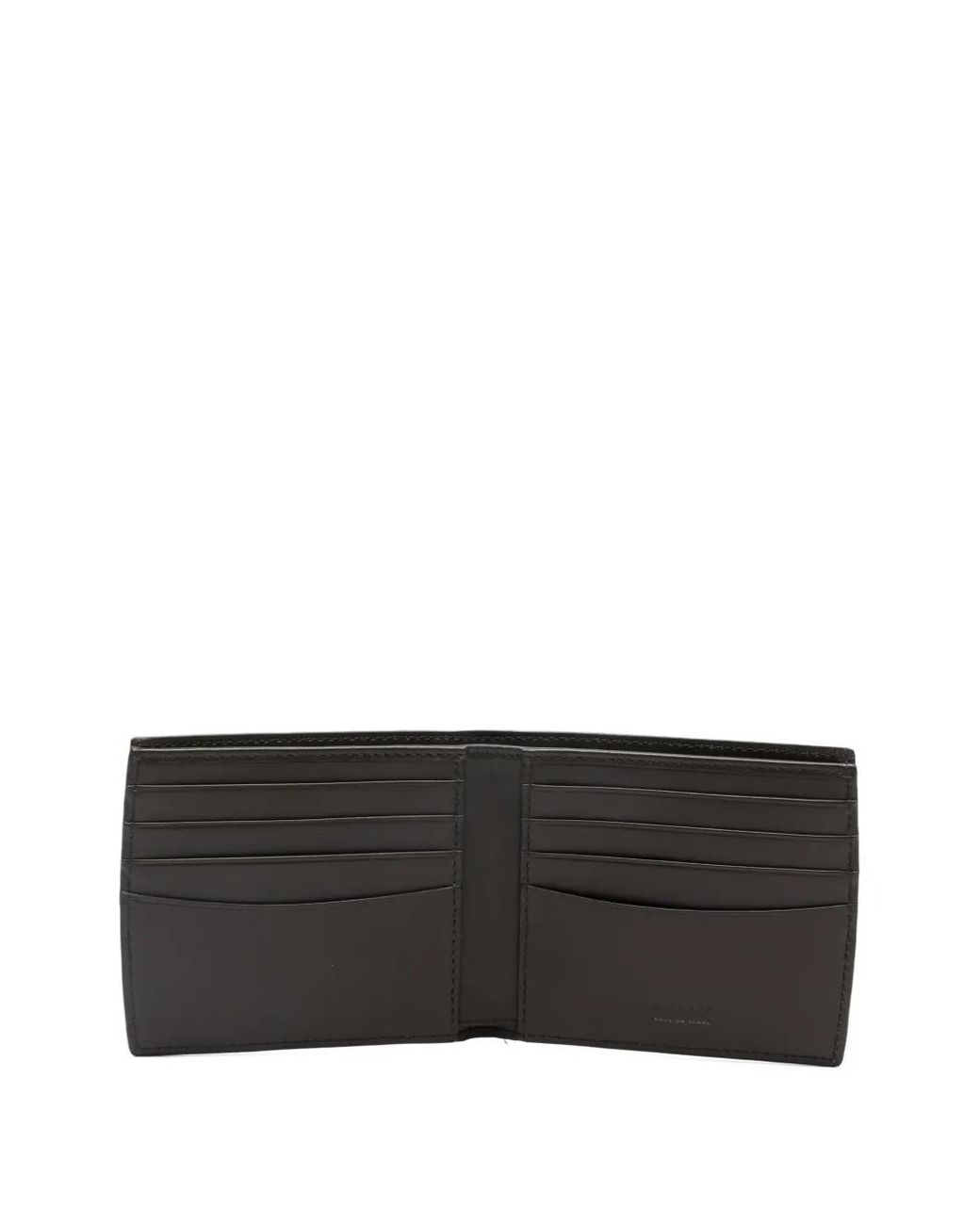 Bally Black Deco Logo-Plaque Leather Wallet for men