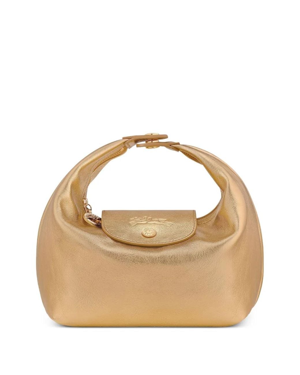 Longchamp Metallic Mini Le Pliage Xtra Leather Tote Bag