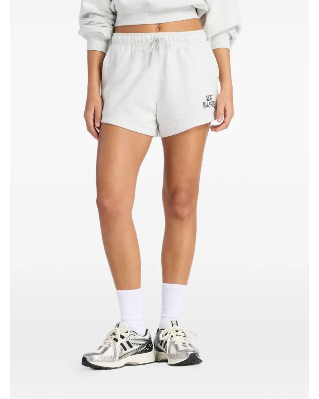New Balance White Short Trackside
