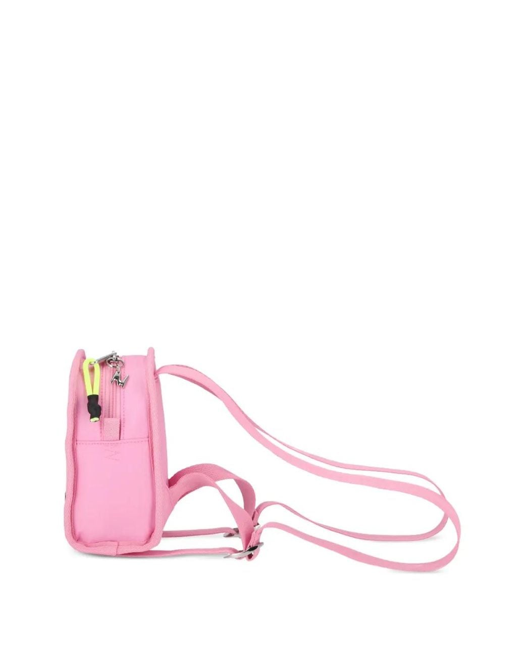 MSGM Pink Shoulder Strap Backpack for men