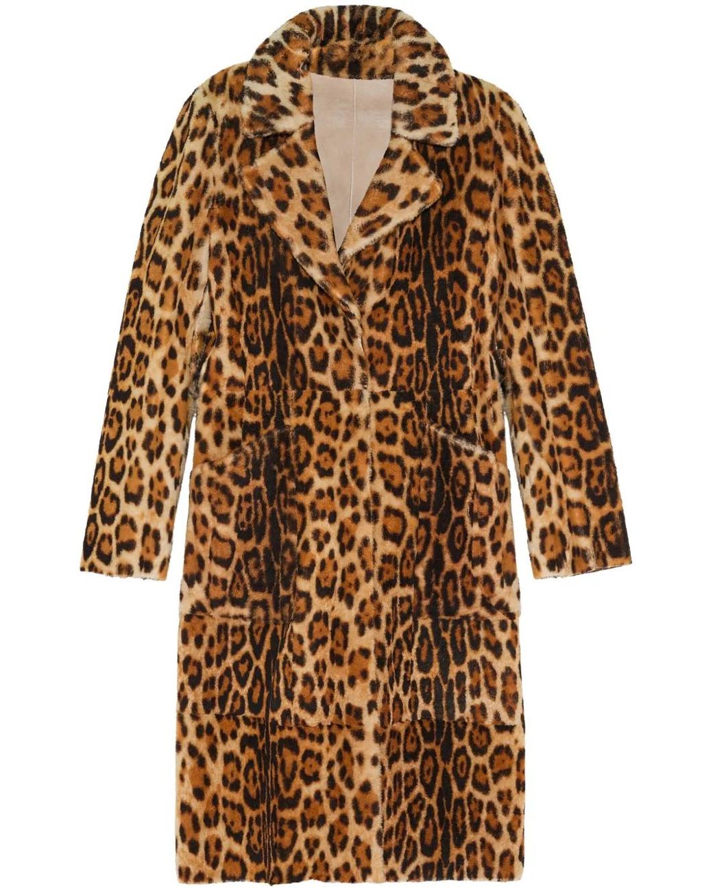 Yves Salomon Brown Merino-Wool Coat