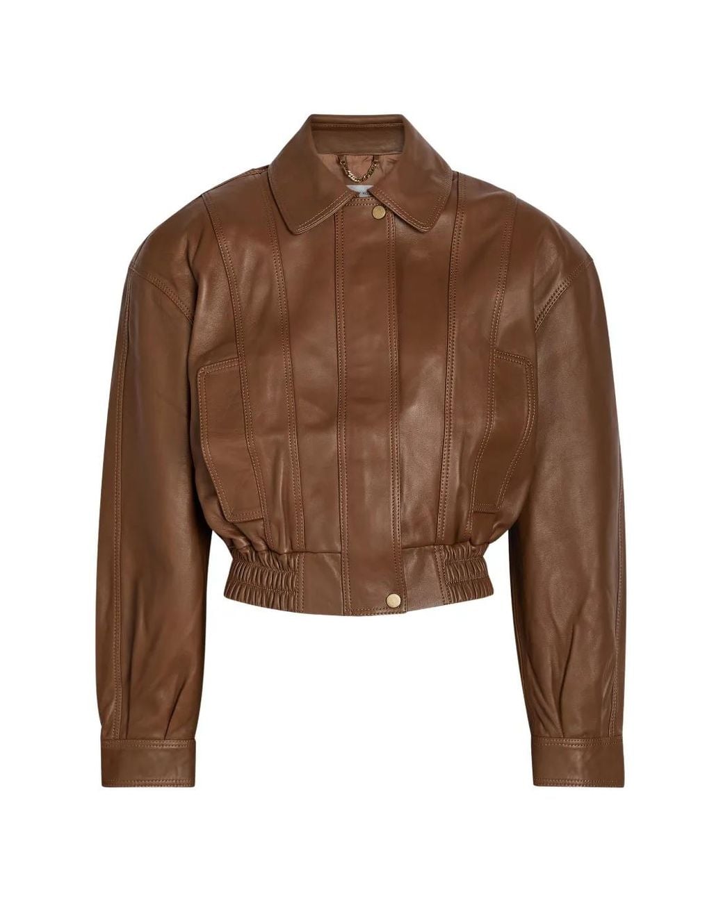 Ronny Kobo Brown Samson Leather Jacket