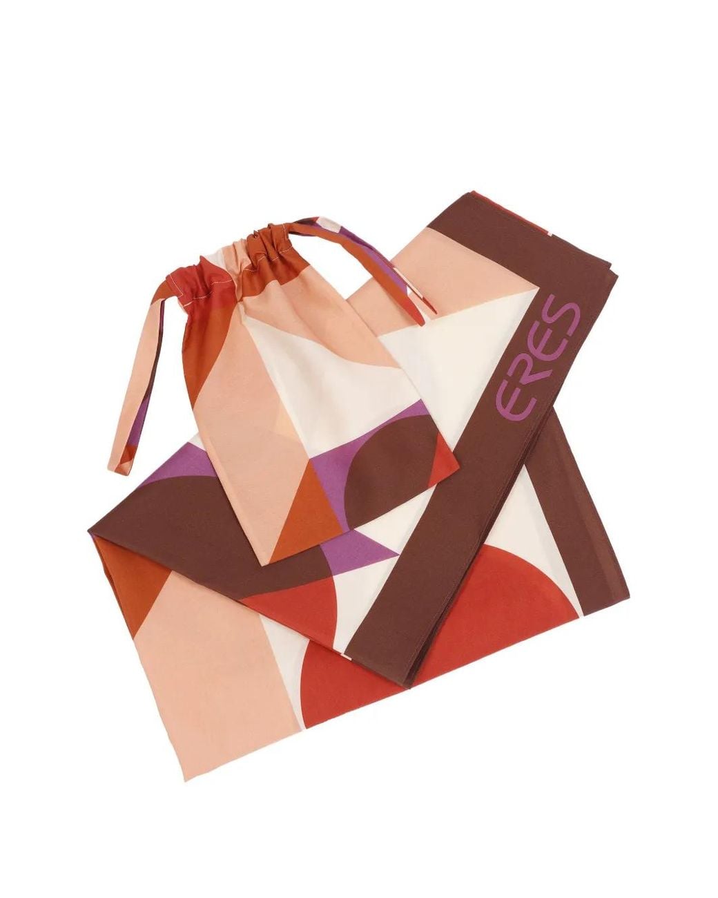 Eres Red Luisa Geometric-Print Sarong