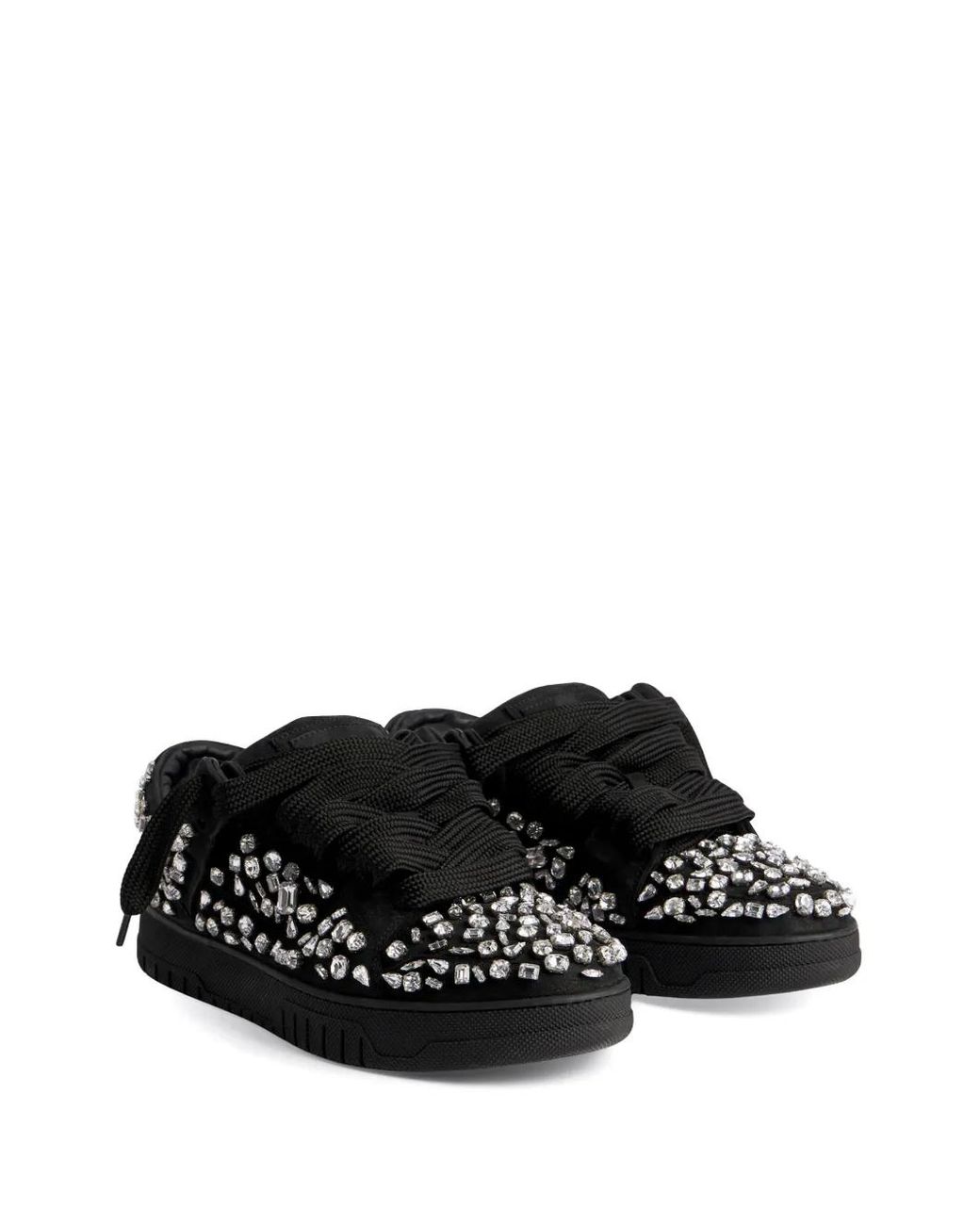 1989 STUDIO Black Skate Sneakers for men