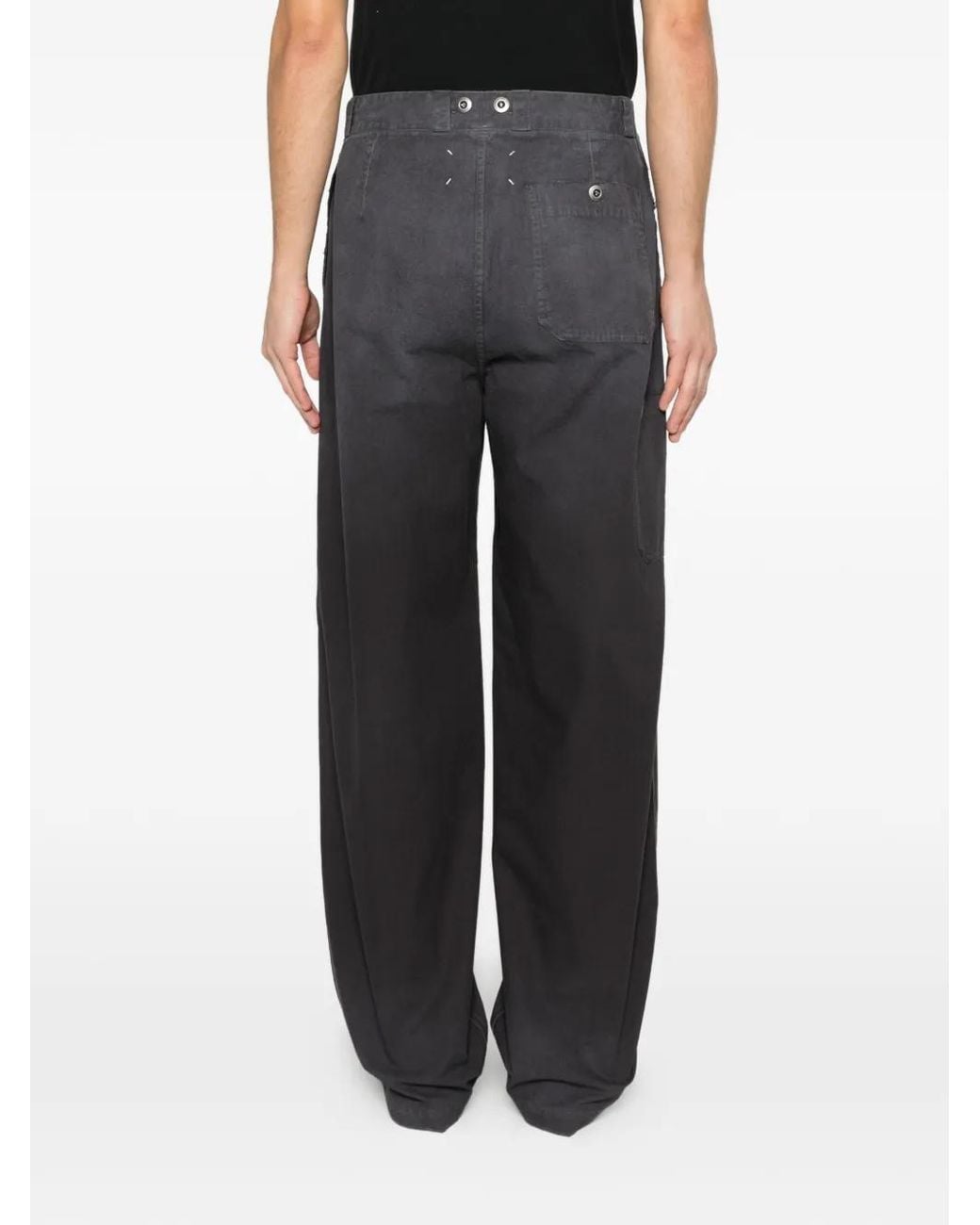 Maison Margiela Gray Patch-Pocket Trousers for men