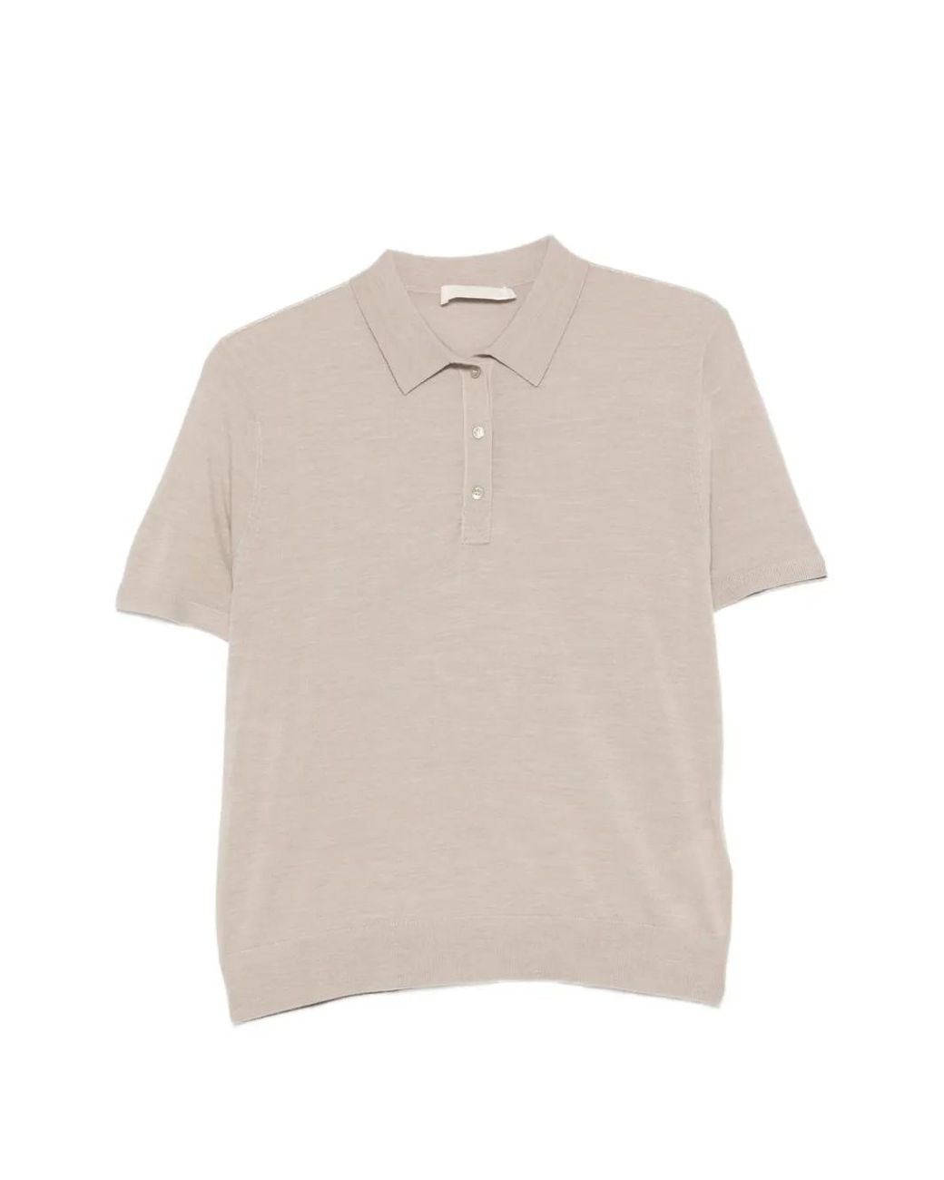 ELEH White Short-Sleeve Polo Shirt