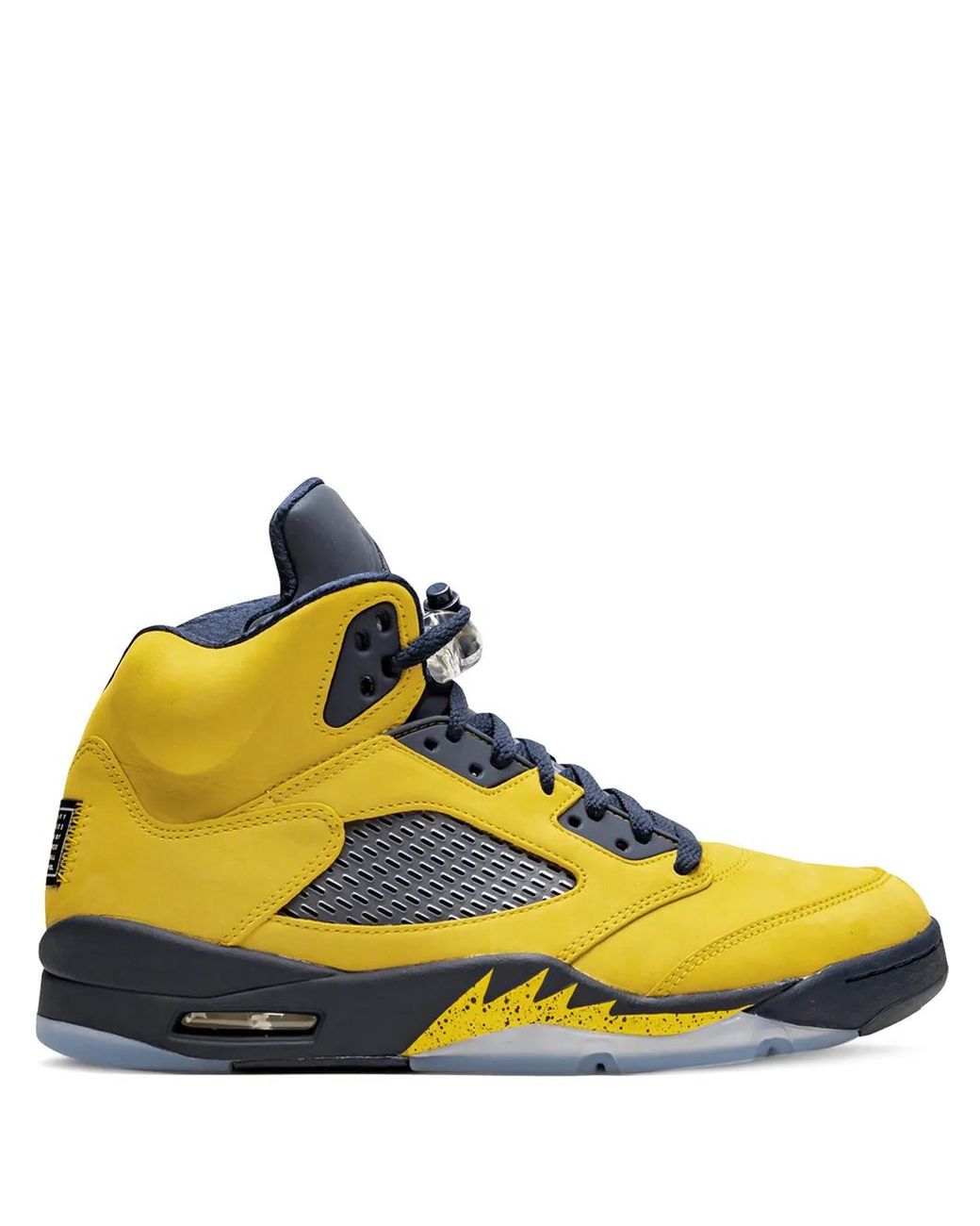 Nike Yellow Air 5 Retro Se "Michigan" Sneakers