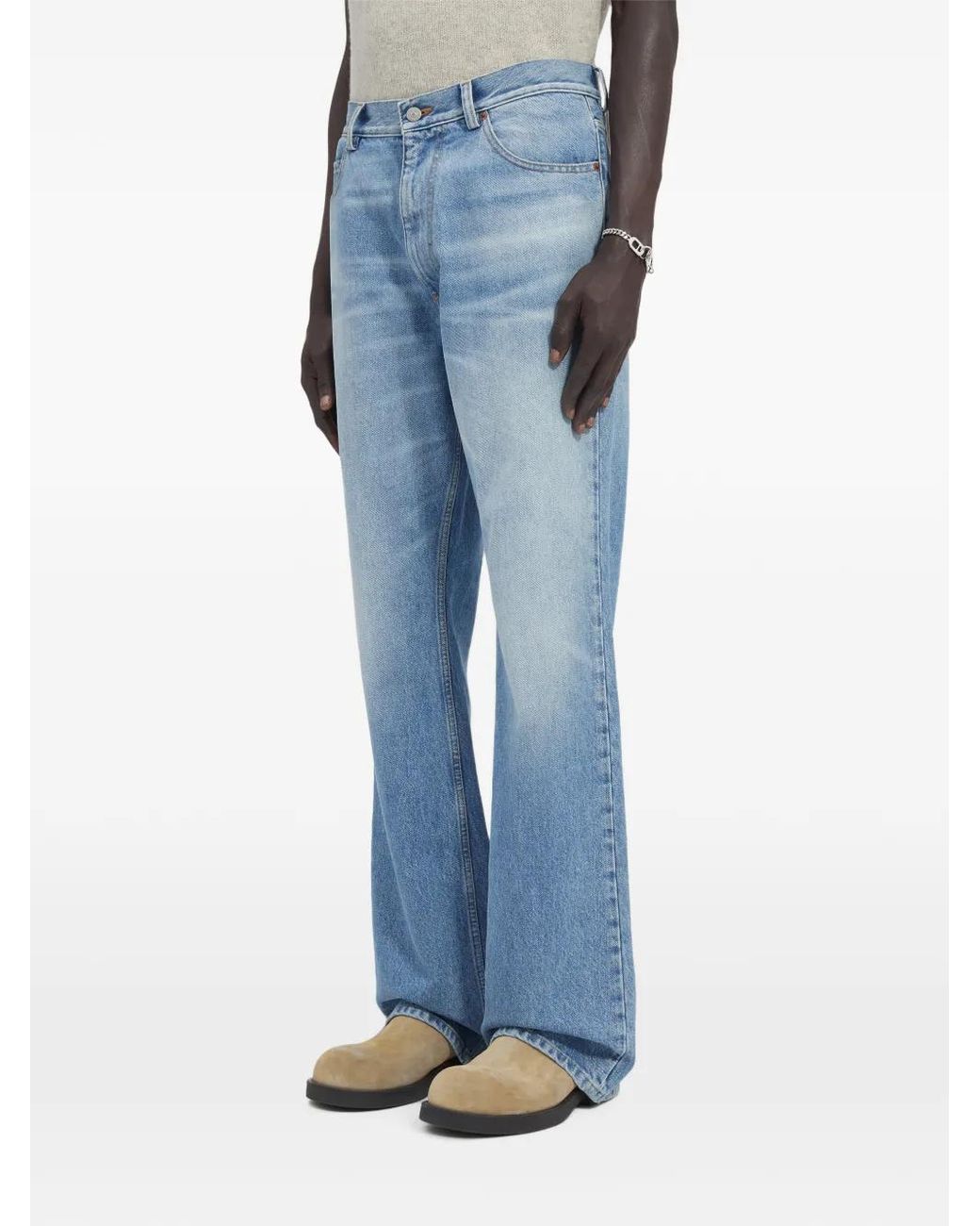 MM6 by Maison Margiela Blue Bootcut Jeans for men