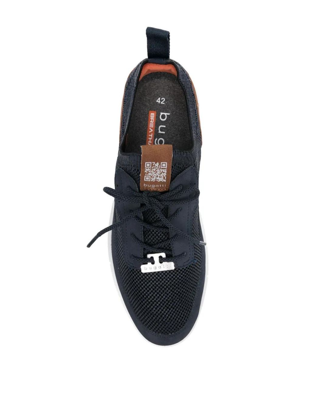 Bugatti Blue Knitted Sneakers for men