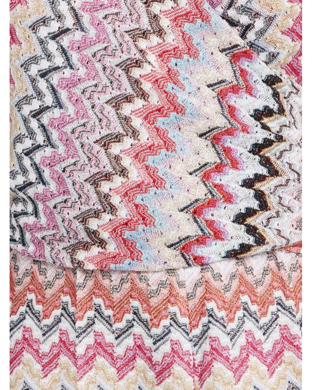 Missoni Pink Zig Zag-Pattern Jumpsuit