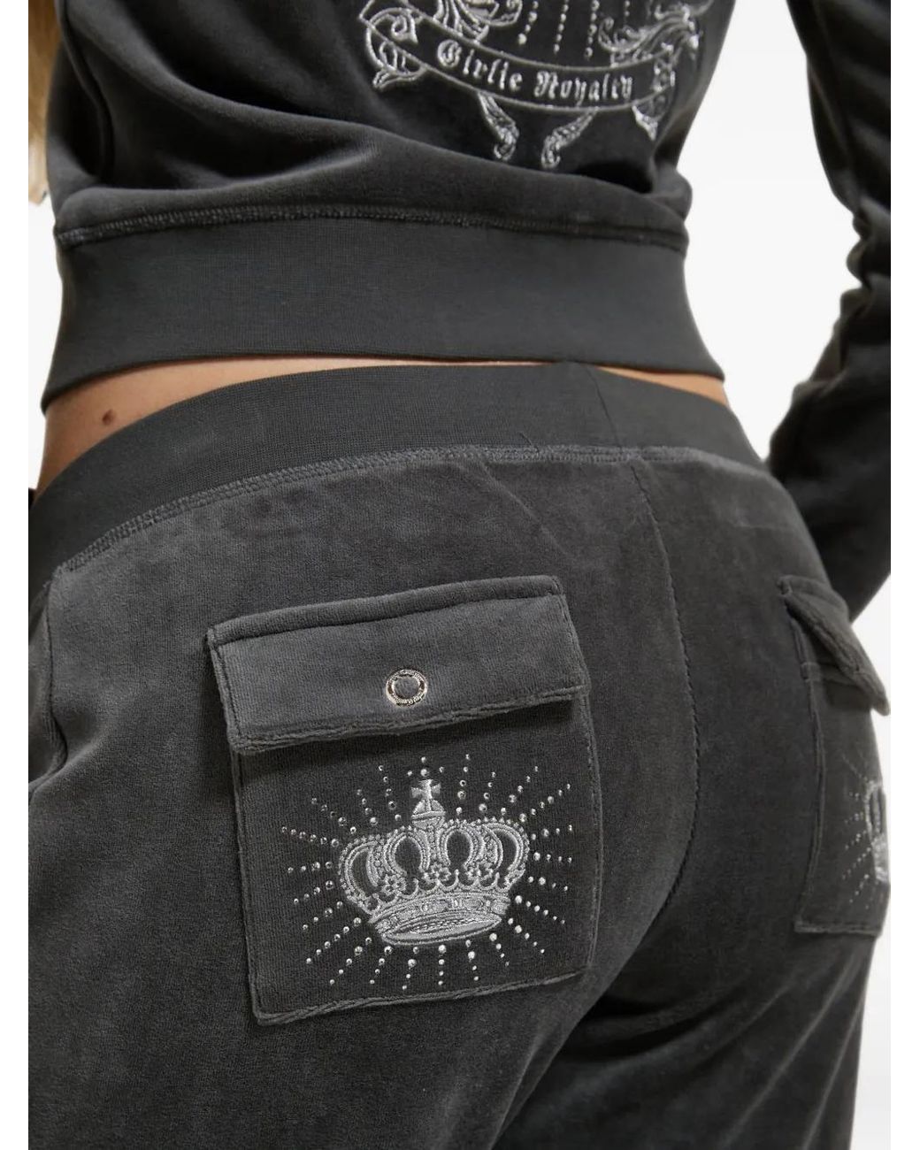 Juicy Couture Black Regal Rebelle Track Pants