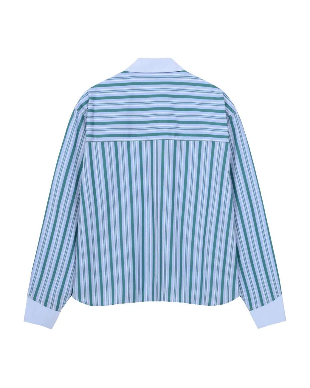 ROUGH Gestreiftes Hemd in Blue für Herren