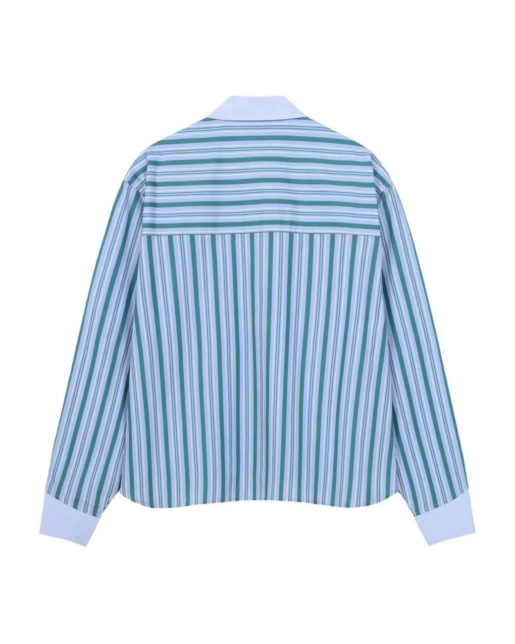 ROUGH Gestreept Overhemd in het Blue voor heren