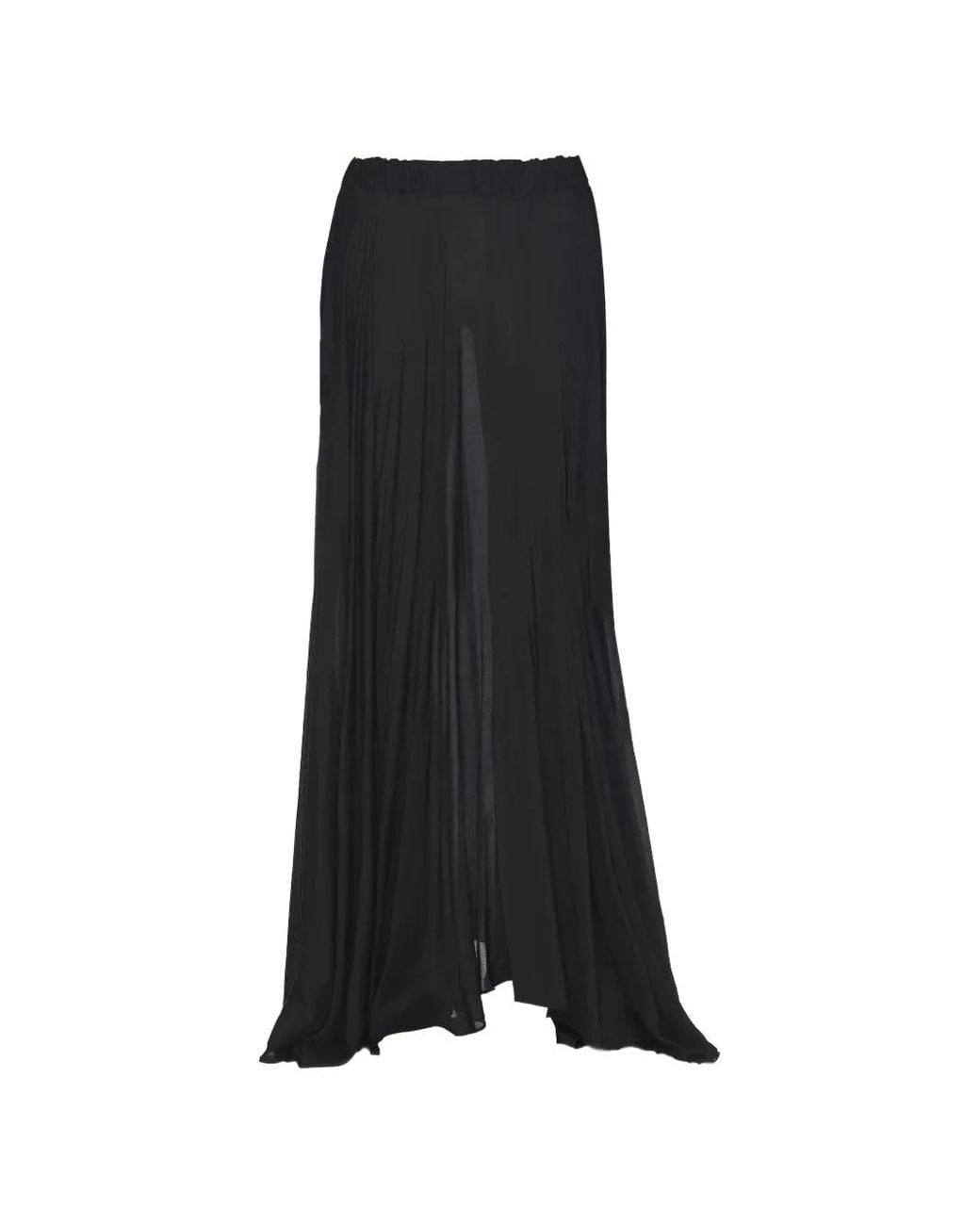 Bondi Born Black Cremona Pleated Maxi Skirt