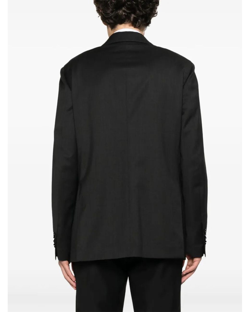 Lardini Black Single-Breasted Blazer for men