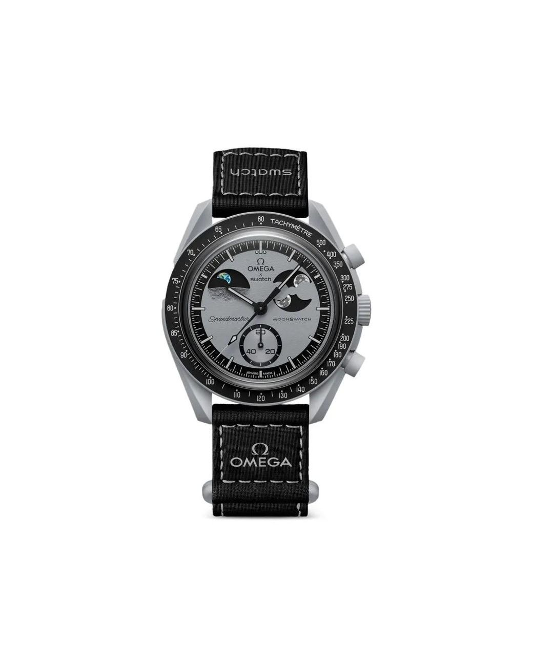 Swatch Black X Omega Mission To Earthphase 42Mm Watch