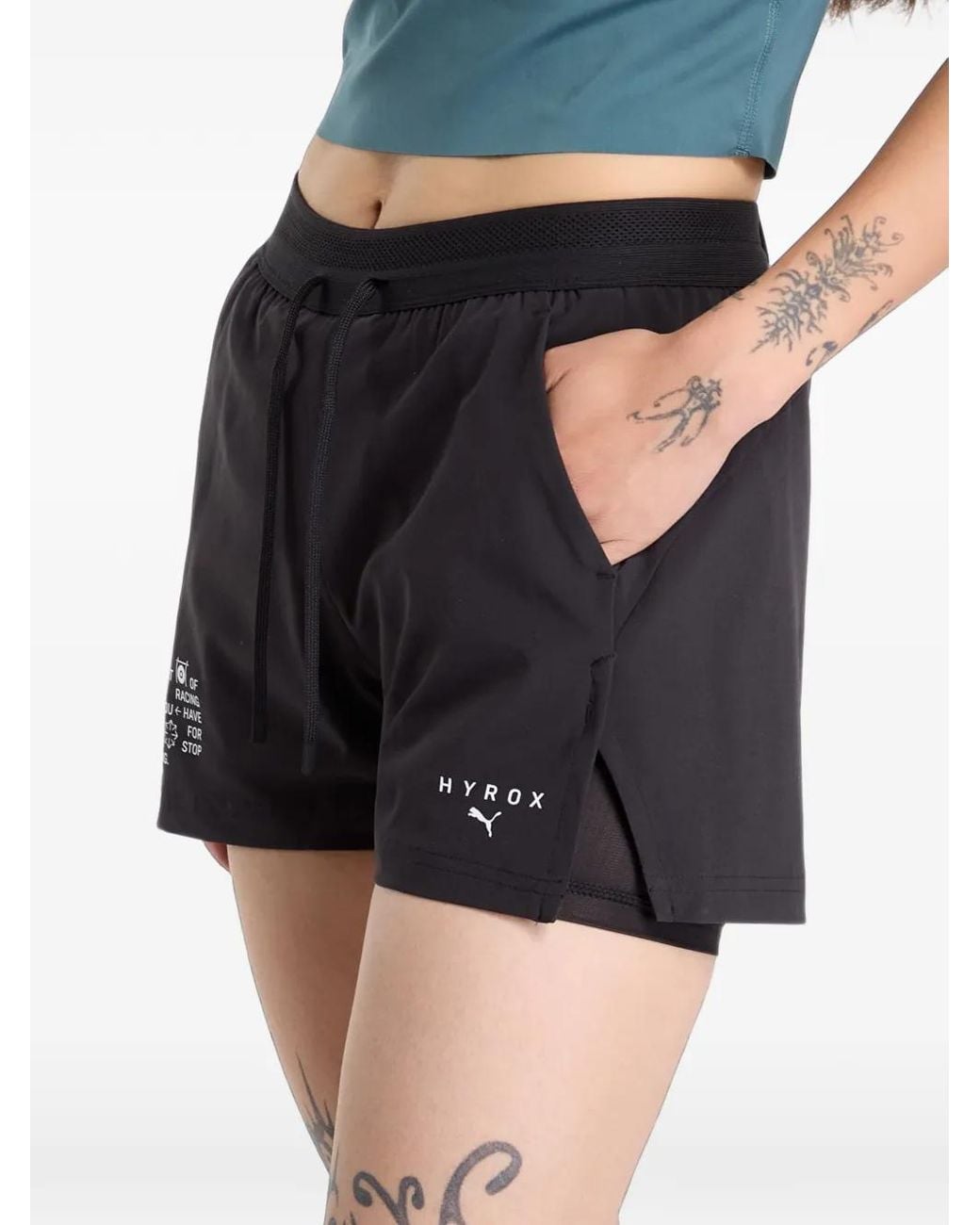 PUMA Blue X Hyrox 2-In-1 Shorts