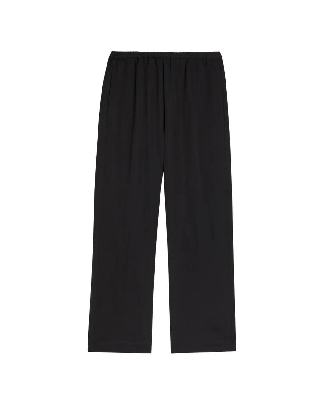 Rohe Black Elasticated-Waist Trousers