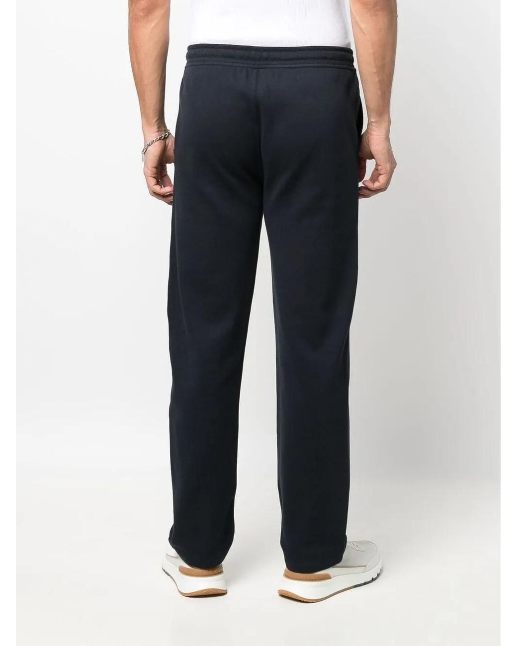Corneliani Blue Elasticated Drawstring-Waist Trousers for men