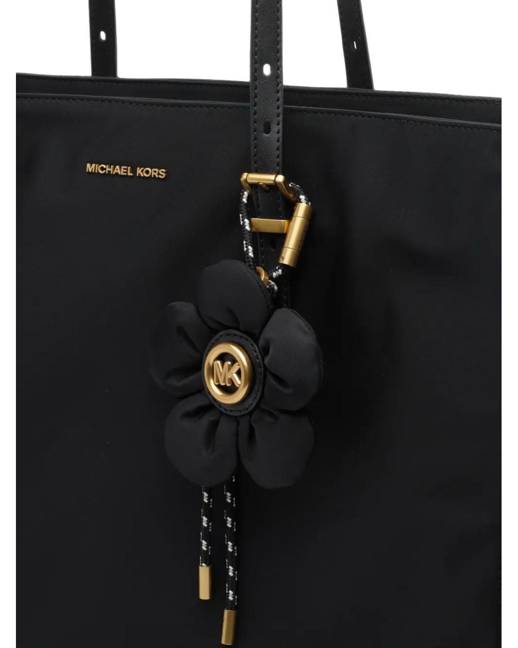 MICHAEL Michael Kors Black Medium Zadie Nylon Tote Bag