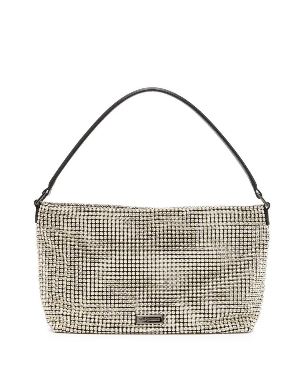 Self-Portrait Metallic Medium Chainmail Shoulder Bag