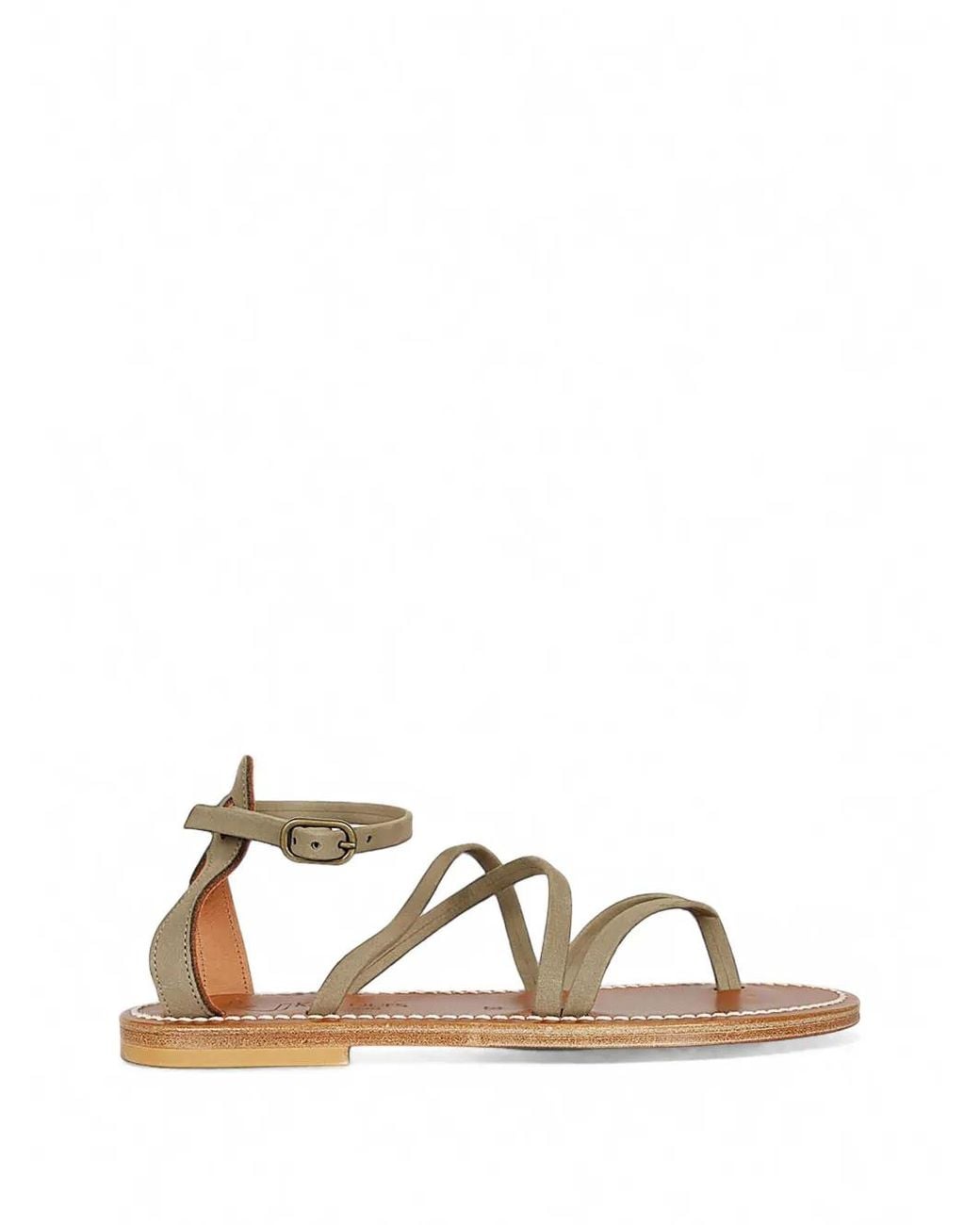 K. Jacques Natural Epicure Flat Sandals