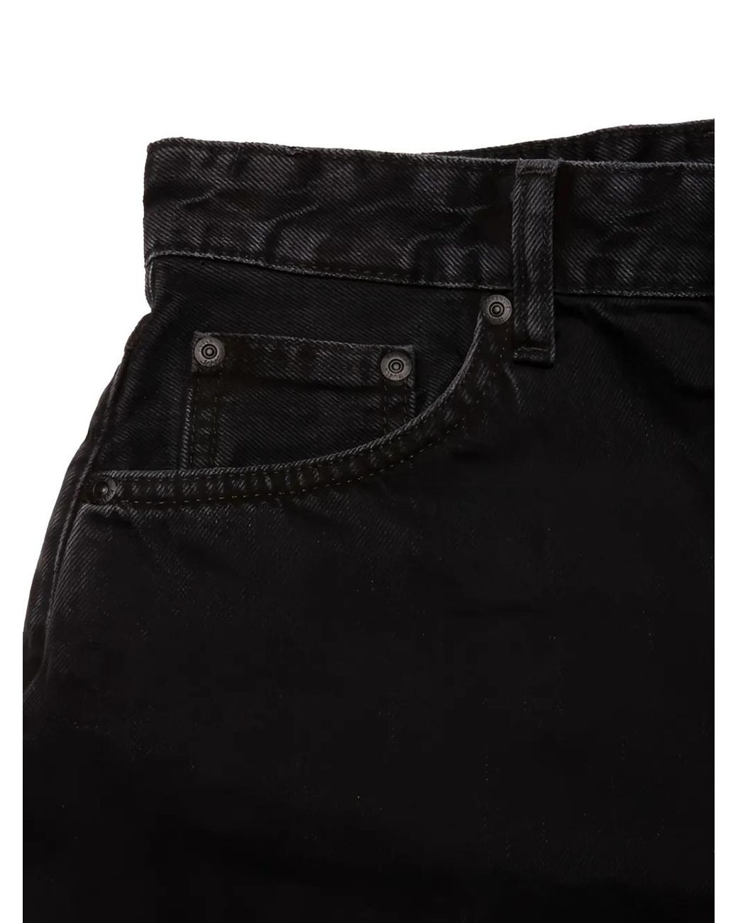 Nudie Jeans White Maeve Denim Shorts