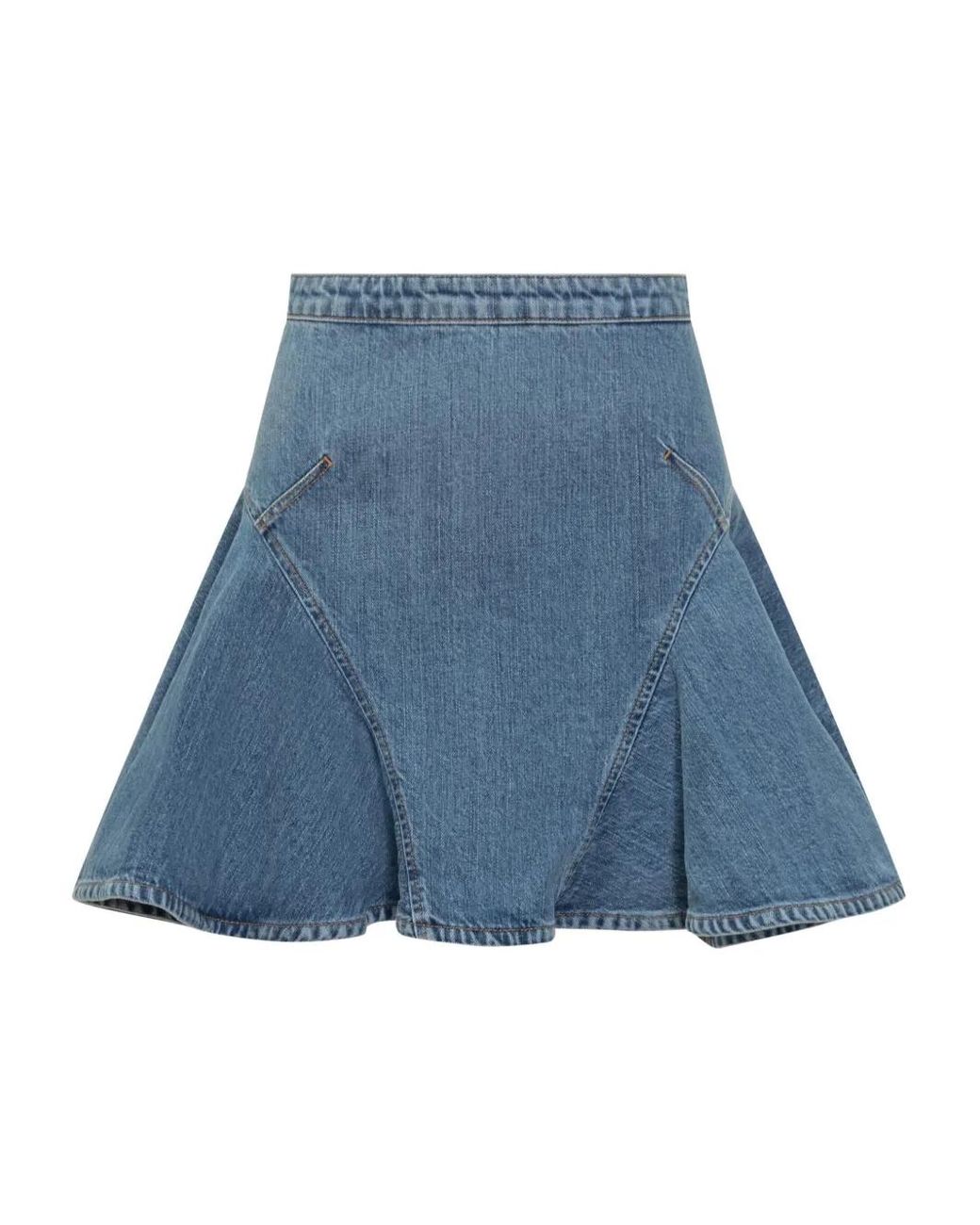 Givenchy Flared Spijkerrok Met A-Lijn in het Blue
