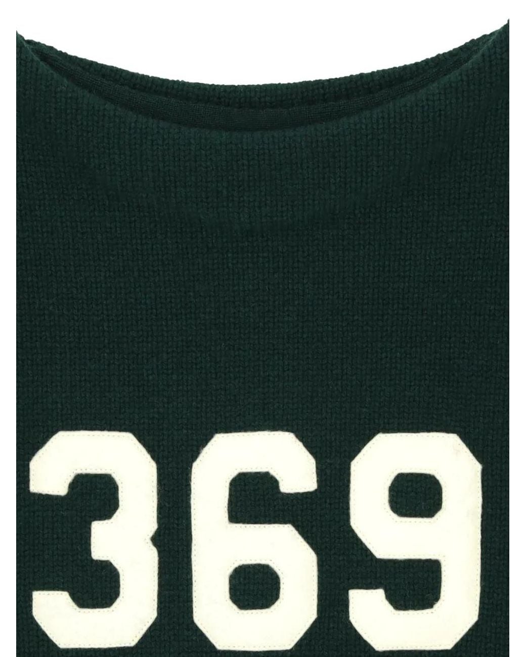 Fortela Black Ftl "369" Intarsia-Knit Wool Sweater for men