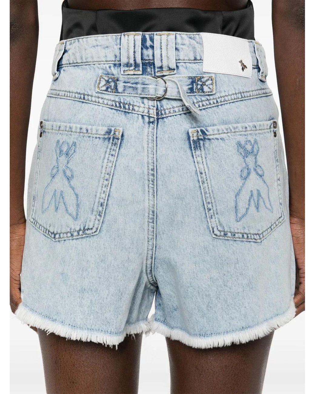 Patrizia Pepe Blue Klassische Jeans-Shorts