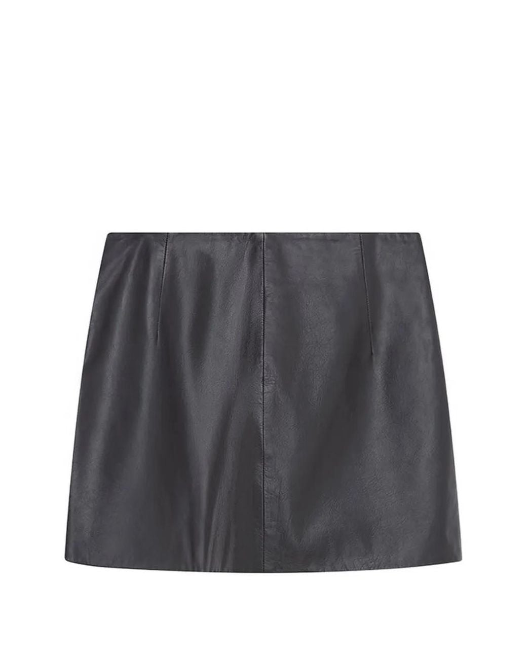 16Arlington Brown Haile Leather Mini Skirt