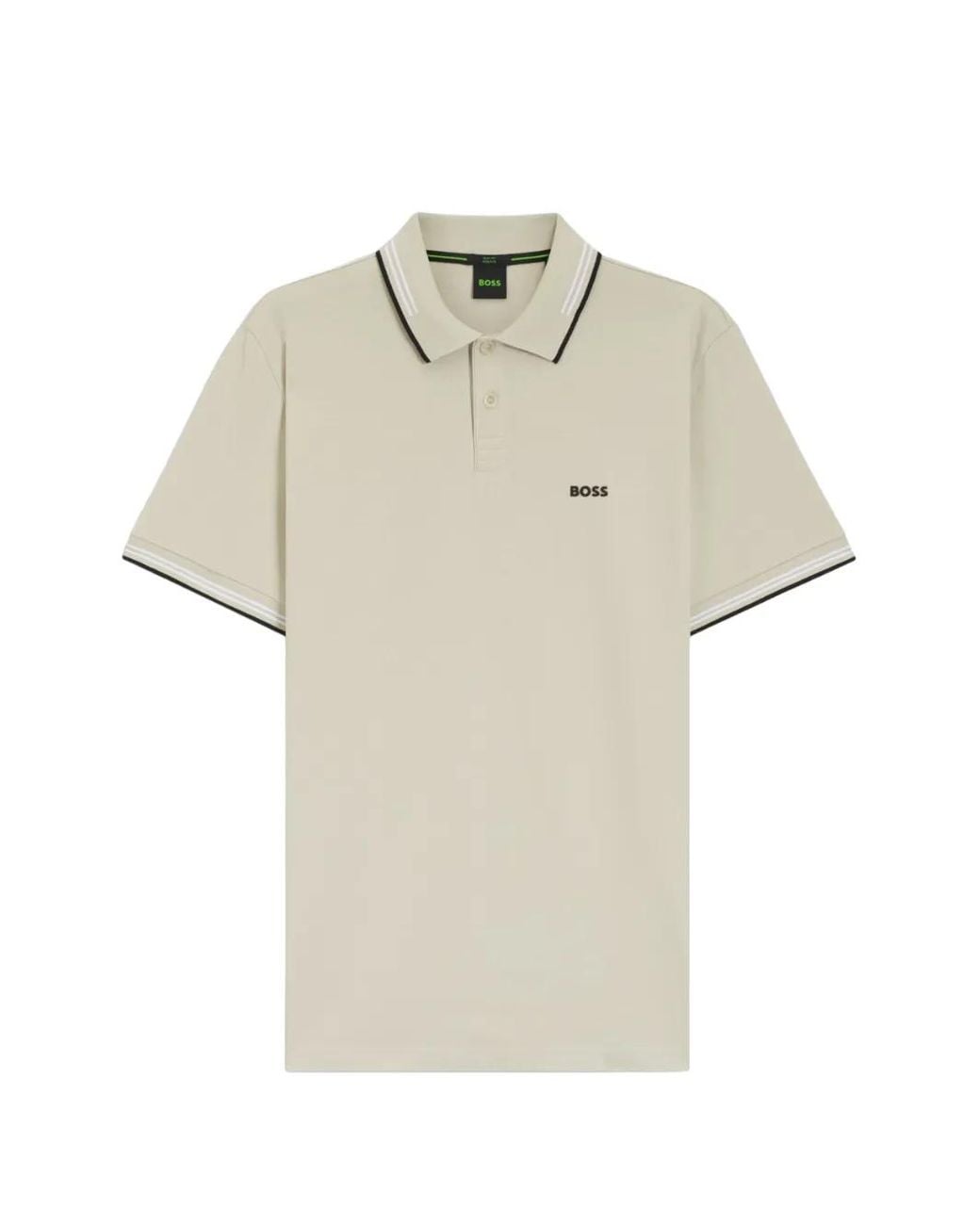 Boss Gray Slim-Fit Polo Shirt for men