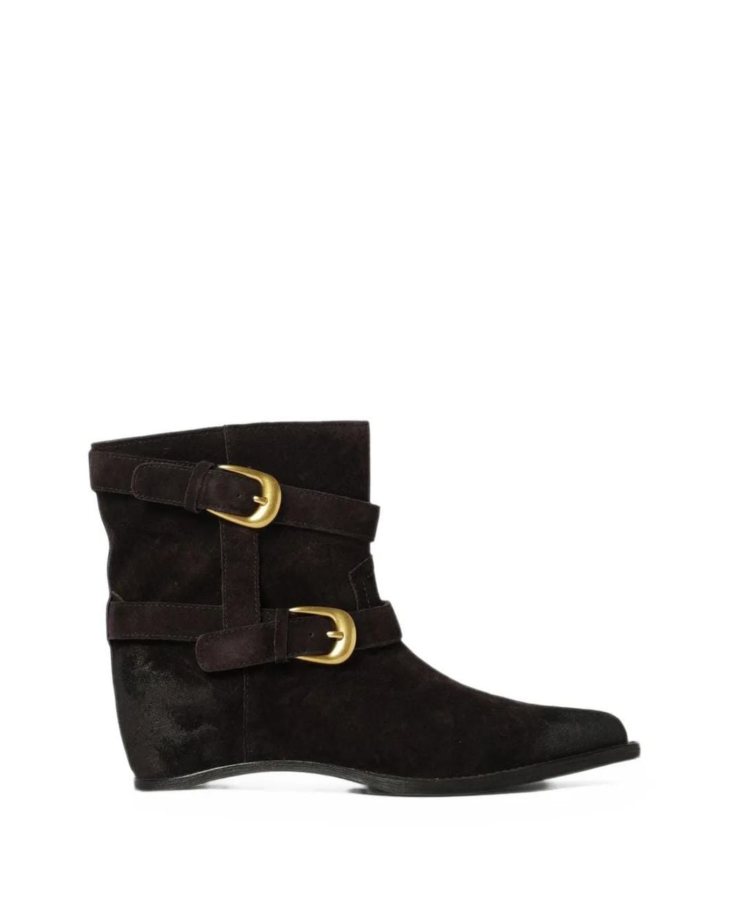 Paloma Barceló Black Riley Leather Boots