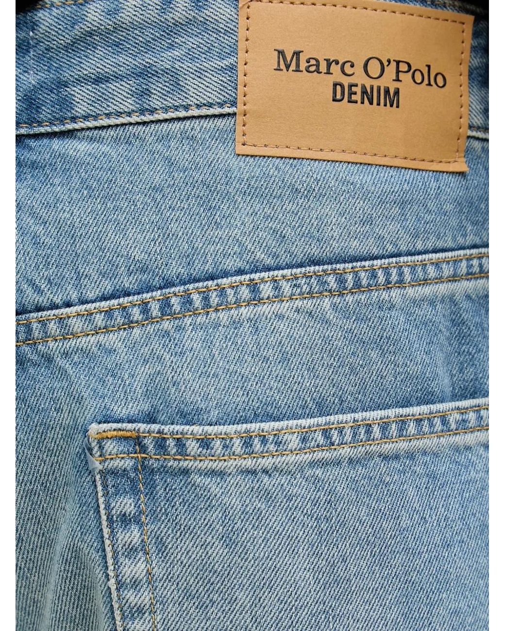Marc O' Polo Blue Faded Denim Shorts for men