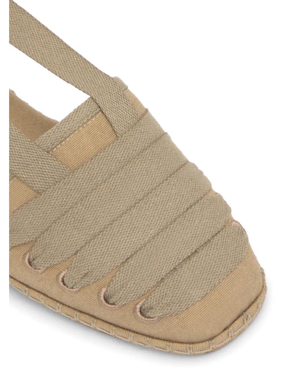 Castaner Natural Glen Tie-Fastening Espadrilles