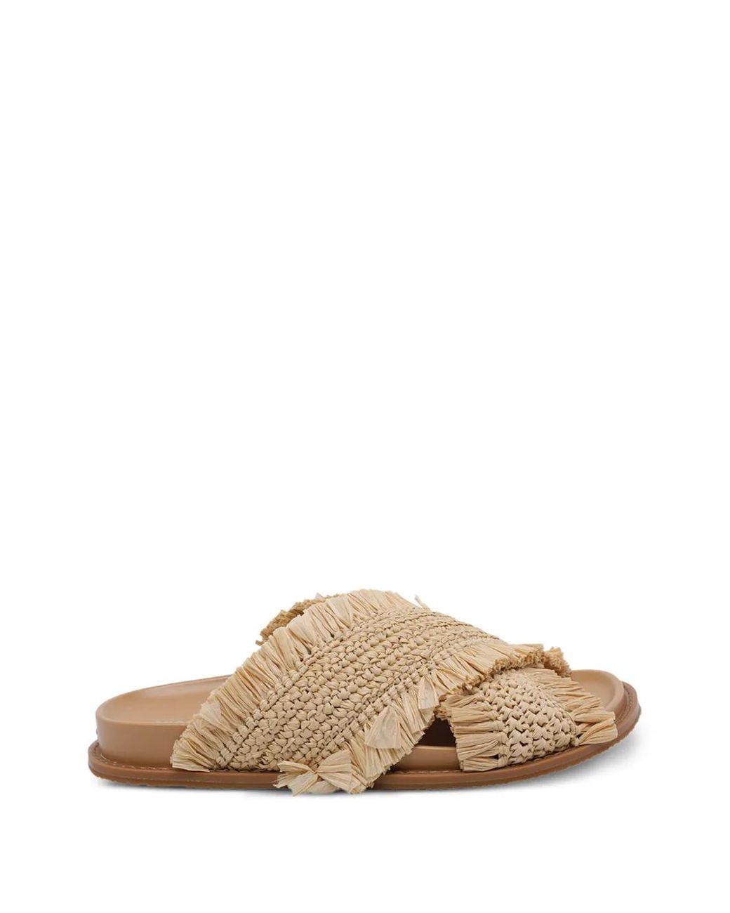 MICHAEL Michael Kors Natural Peyton Raffia Round-Toe Sandals