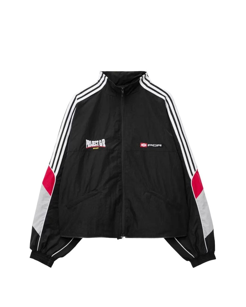 PROJECT G/R Black Upside Down Track Jacket for men