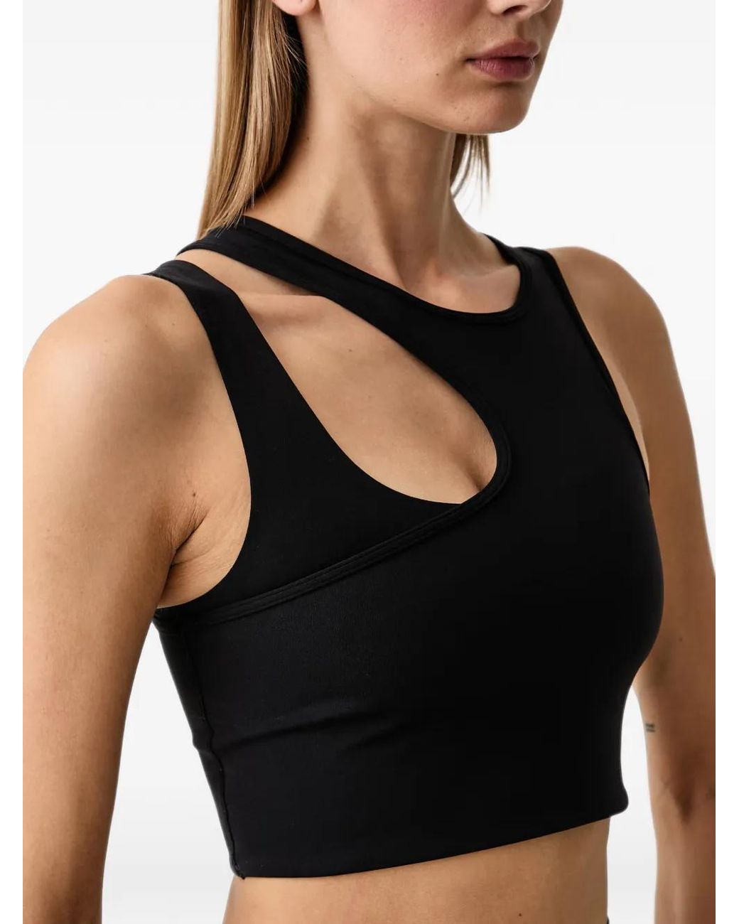 On Shoes Black Studio Asymmetric Crop