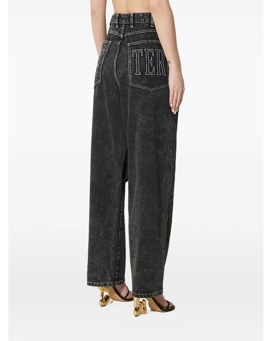 Butter Goods Black Embroidered Jeans