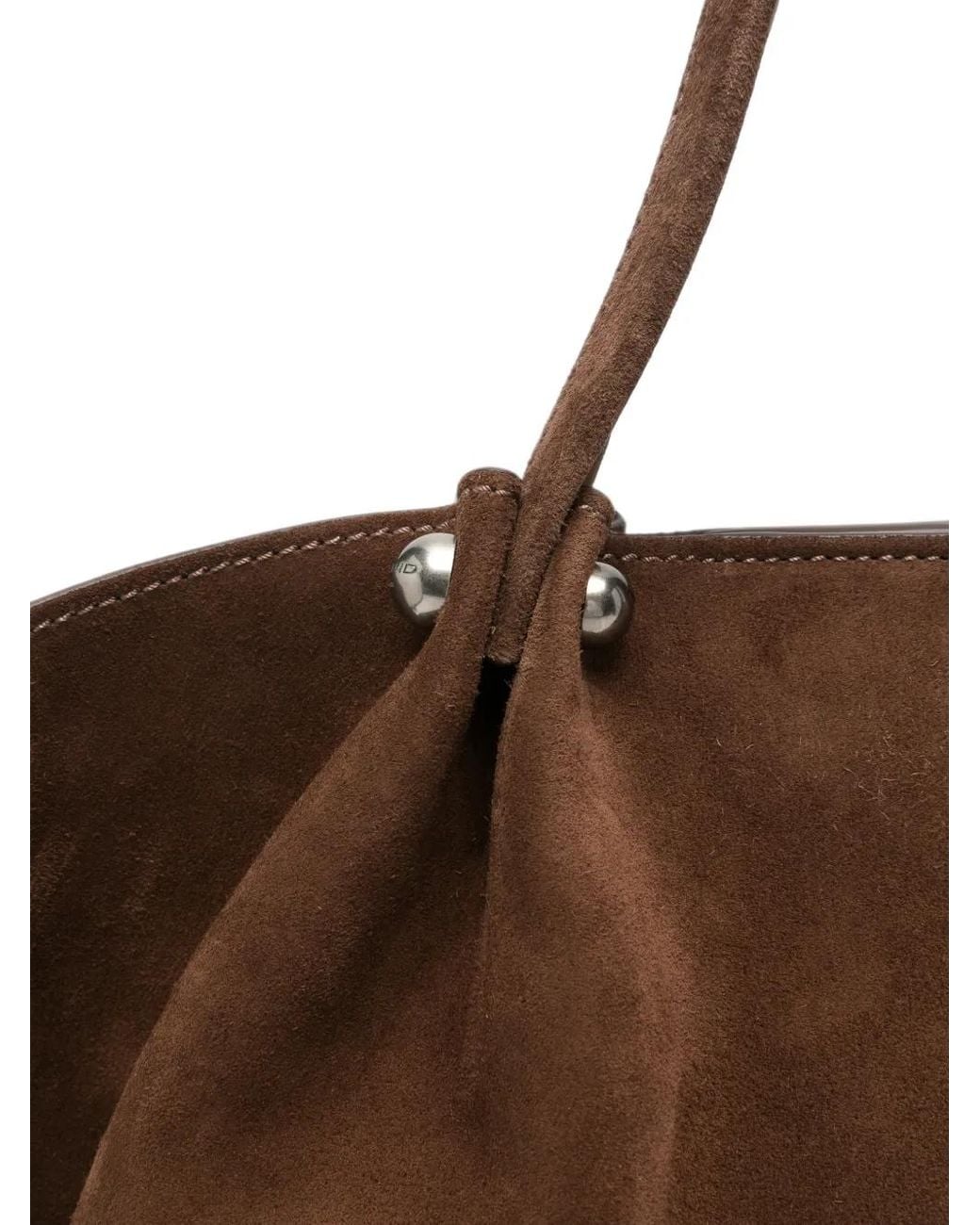 Weekend by Maxmara Brown Suede Tote Bag