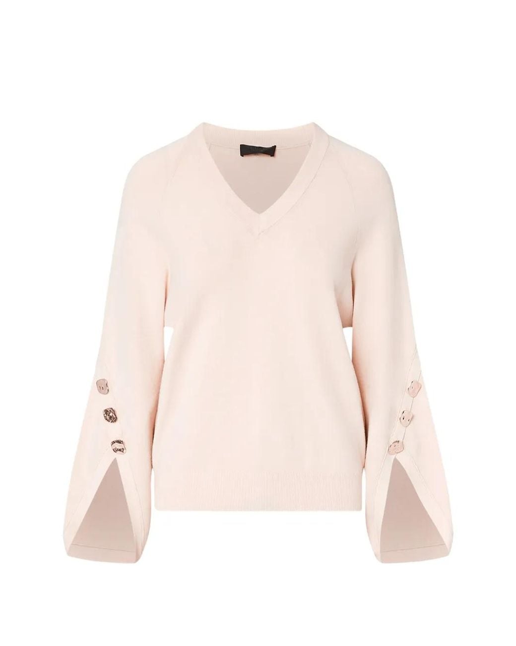 Liu Jo Pink Sweater With Slits