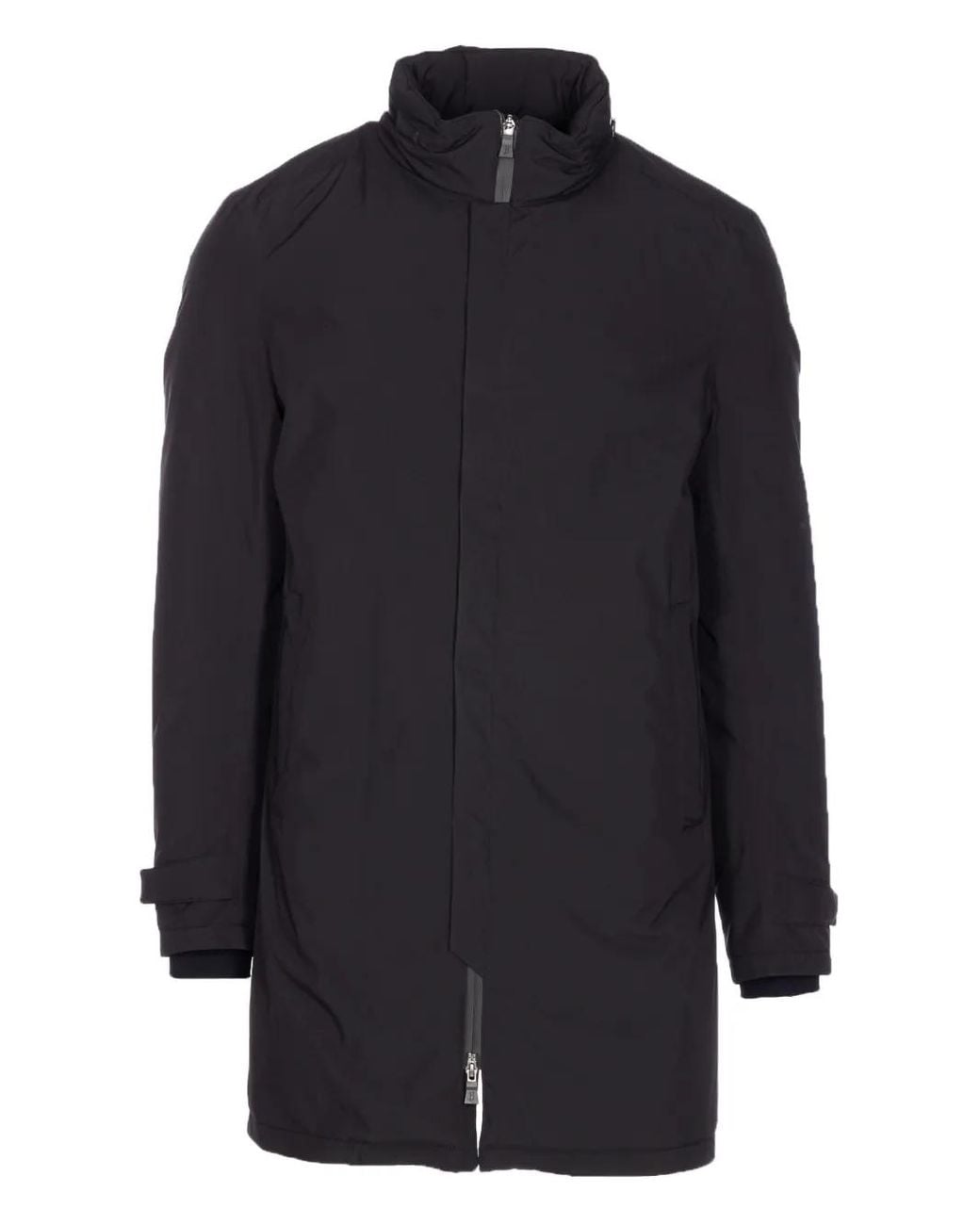Cappotto Imbottito Con Zip di Herno in Blue da Uomo