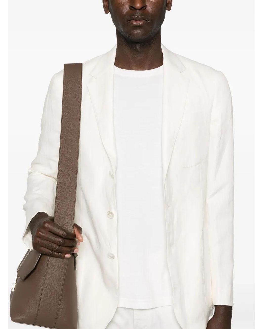 Ralph Lauren White Single-Breasted Blazer for men