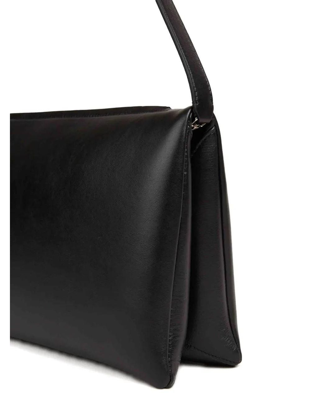 Courreges Black Cuff Leather Bag